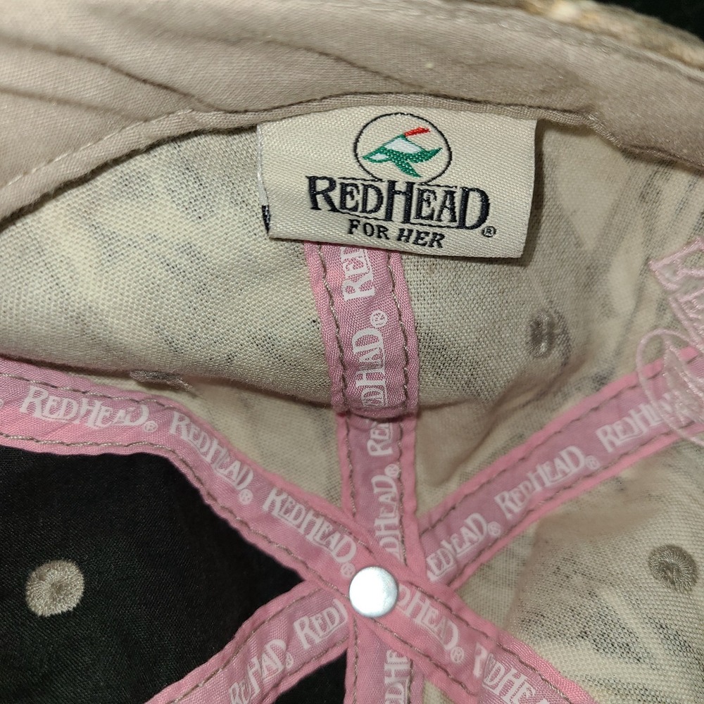 Red‎ Head For Her Camo Hat Camouflage Duck Hunting Fishing Camp Pink Embroidered - Picture 4 of 7